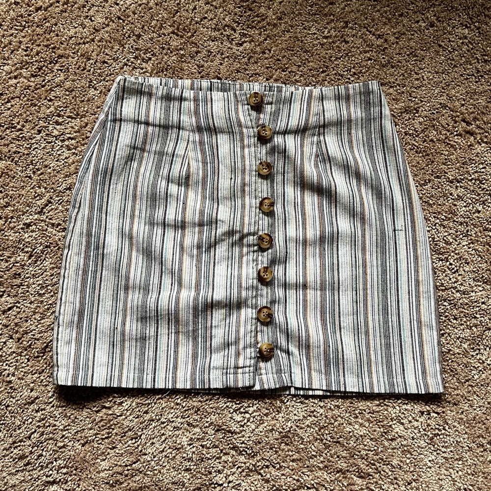Sky and Sparrow linen mini skirt size 3
